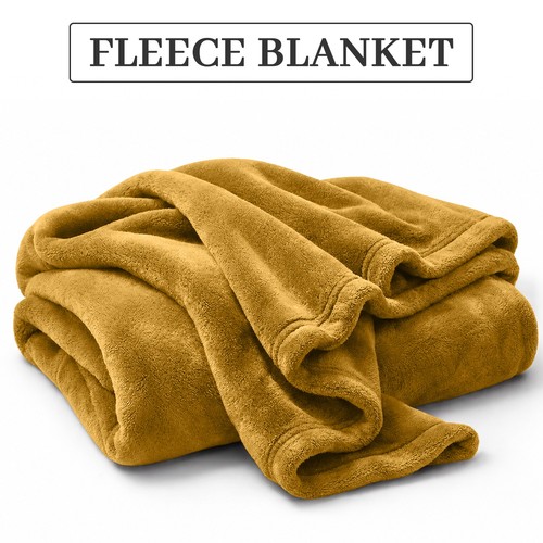 Reversible fleece blanket warm - blanket,