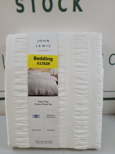John lewis super king - king, cotton