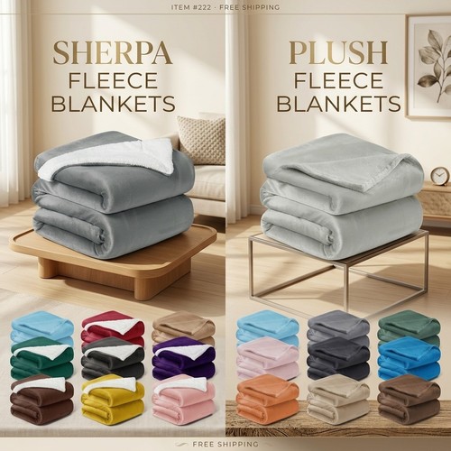 Soft sherpa fleece - fleece, blanket