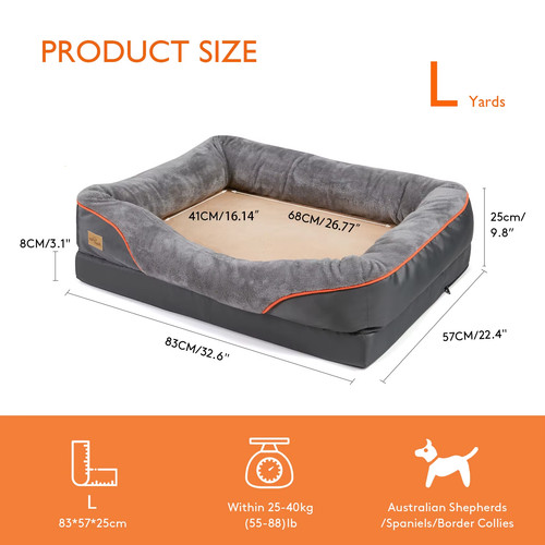 Large orthopedic memory - memory, foam