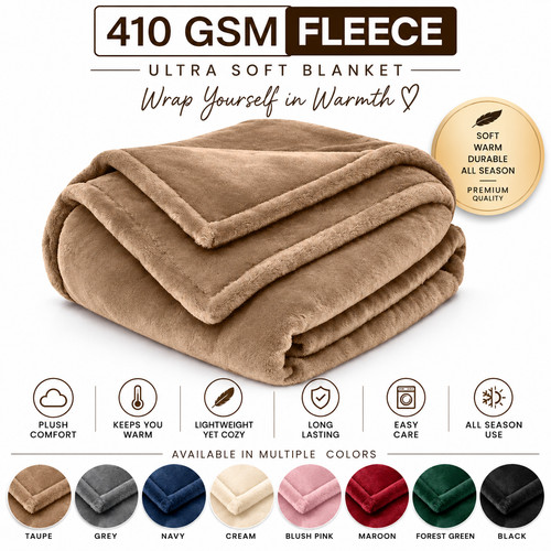 Large fleece throw - throw, blanket