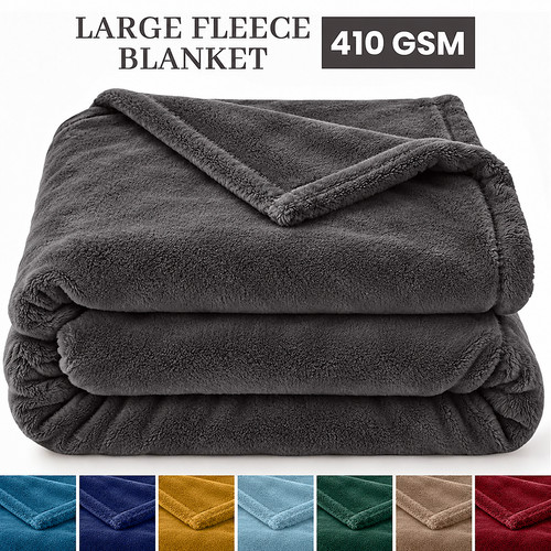 Large throw fleece blanket - large,