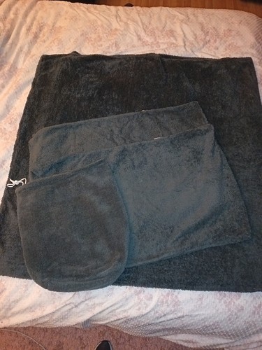 Charcoal grey teddy fleece - charcoal,