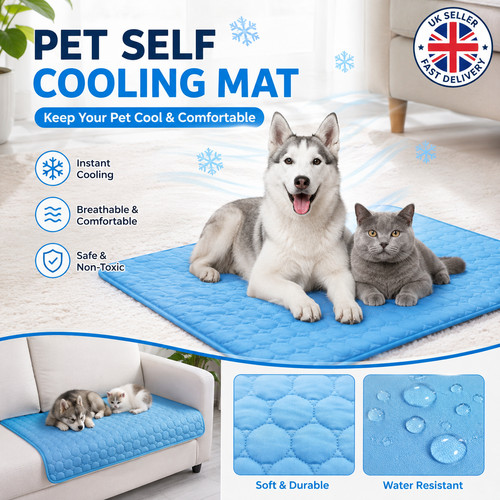 Large self cooling mat bed - xl,
